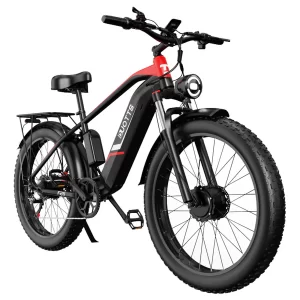 DUOTTS F26 Elektrofahrrad 26" Reifen Dual 750W Motoren 48V 17.5Ah LG Batterie