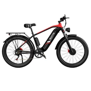 DUOTTS F26 Elektrofahrrad 26" Reifen Dual 750W Motoren 48V 17.5Ah LG Batterie