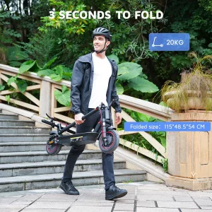 iScooter i10 Elektroroller 10" Reifen 650W Motor 36V 15Ah Batterie