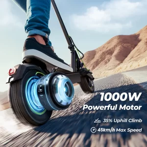 iSinwheel S10MAX Elektroroller 10" Offroad-Reifen 1000W Motor 48V 15Ah Batterie