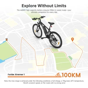 Foride Xtremer 1 Elektrofahrrad 250W Motor 36V 13Ah Batterie