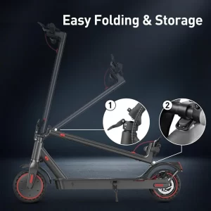 iScooter i9 Elektroroller 8,5-Zoll-Reifen 350-W-Motor 36 V 7,5 Ah Batterie