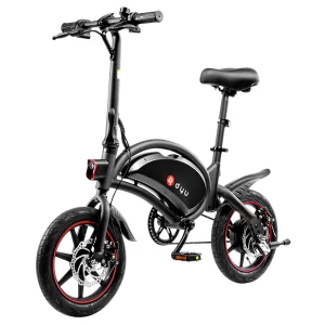 DYU D3F Elektrisches Citybike 14" Reifen 240W Motor 36V 10Ah Batterie