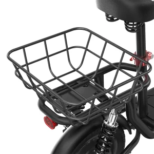 iScooter i12 Elektroroller mit Korb, 12-Zoll-Reifen, 500 W, 36 V, 7,5 Ah Batterie