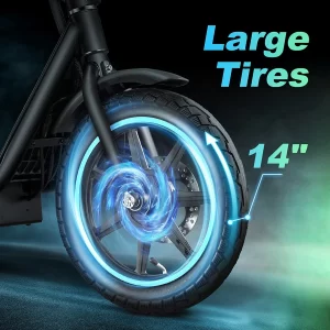 Honey Whale M5 Elite Elektroroller mit Sitz, 14-Zoll-Reifen, 500 W, 48 V, 13 Ah Akku