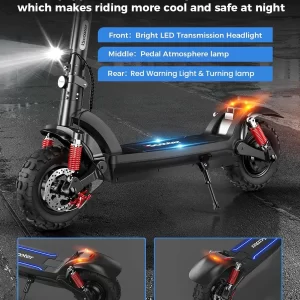 iScooter iX6 Elektroroller 11" Reifen 1000W Motor 48V 17,5Ah Batterie