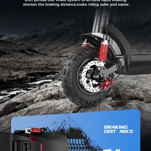 iScooter iX6 Elektroroller 11" Reifen 1000W Motor 48V 17,5Ah Batterie