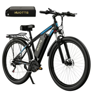 DUOTTS C29 Elektrisches Mountainbike 29" Reifen 750W Motor 48V 15Ah Batterie